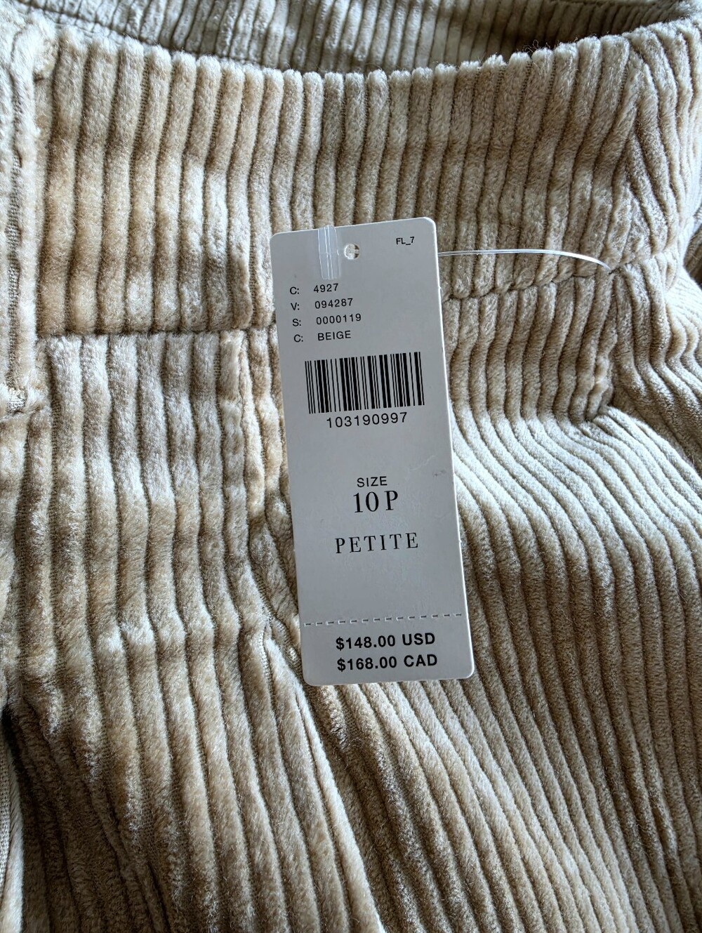 Anthropologie Wide-Leg Corduroy Pants in Camel - Picture 4 of 6
